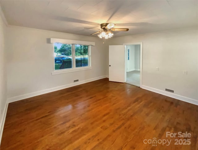 7812 Old Concord Rd, Salisbury, NC 28146 - unfurnished room featuring wood finished floors and ceiling fan