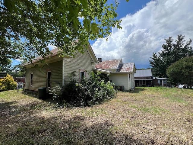 6268 Hudlow Rd, Union Mills, NC 28167 - view of property exterior with a metal roof