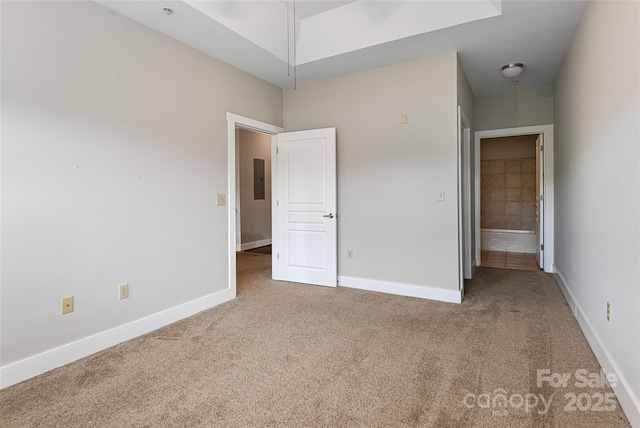 9 Kenilworth Knl, Asheville, NC 28805 - unfurnished bedroom featuring electric panel and carpet