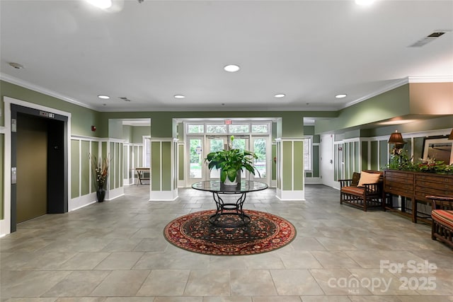 9 Kenilworth Knl, Asheville, NC 28805 - lobby featuring recessed lighting and crown molding