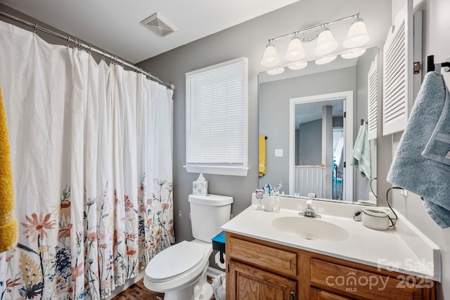 1045 Fairway Ridge Rd NW, Concord, NC 28027 - full bathroom with vanity and a shower with curtain
