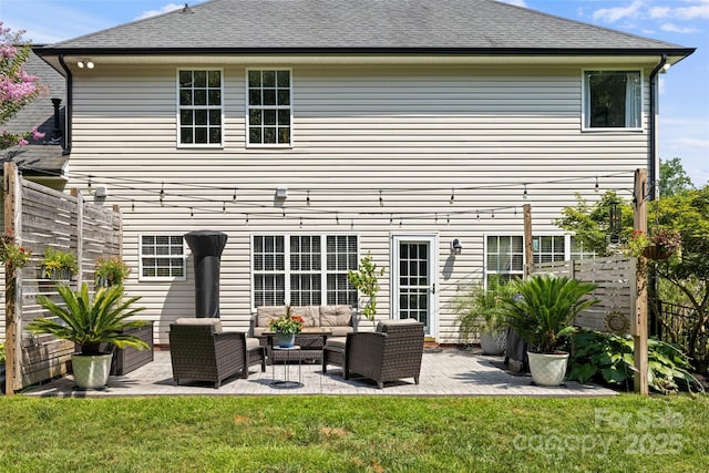 129 Nims Spring Dr, Fort Mill, SC 29715 - rear view of house featuring an outdoor hangout area and a patio