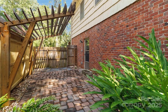 6921 Thermal Rd, Charlotte, NC 28211 - view of patio featuring a pergola