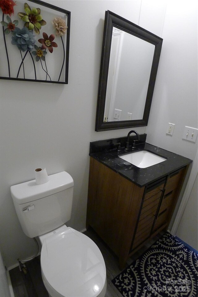 236 Boxwood Church Rd, Mocksville, NC 27028 - bathroom featuring vanity and wood finished floors