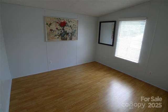 236 Boxwood Church Rd, Mocksville, NC 27028 - spare room with wood finished floors and vaulted ceiling