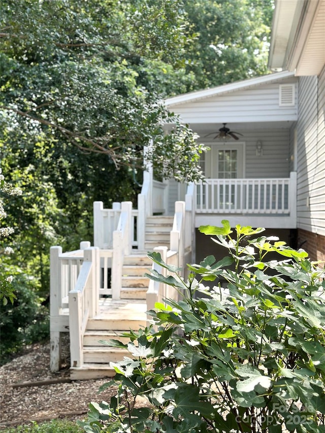 1164 Hidden Lake Dr Unit 10, Granite Falls, NC 28630 - entrance to property featuring ceiling fan