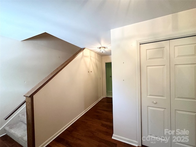 1164 Hidden Lake Dr Unit 10, Granite Falls, NC 28630 - stairway with wood finished floors and baseboards
