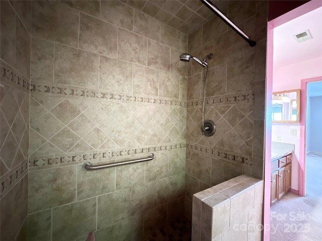 1164 Hidden Lake Dr Unit 10, Granite Falls, NC 28630 - full bath with a tile shower and vanity