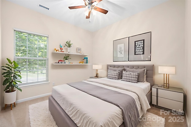14103 Hiawatha Ct, Huntersville, NC 28078 - bedroom with carpet and a ceiling fan