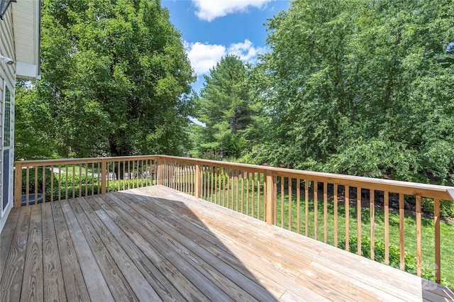 14103 Hiawatha Ct, Huntersville, NC 28078 - view of wooden deck