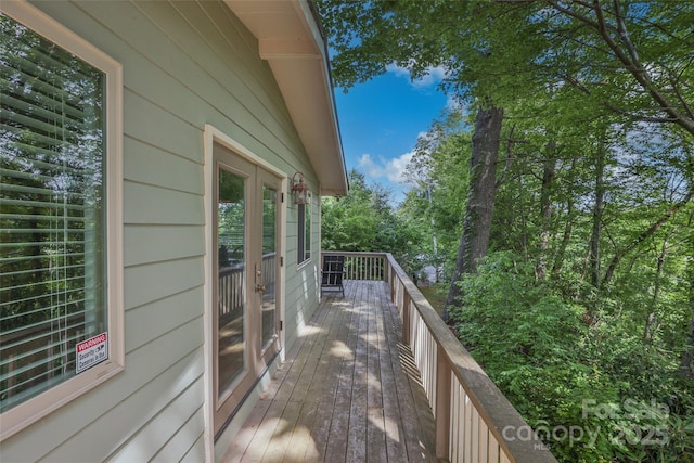 56 Faraway Dr, Cullowhee, NC 28723 - view of wooden terrace