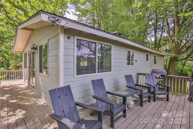 56 Faraway Dr, Cullowhee, NC 28723 - view of wooden deck