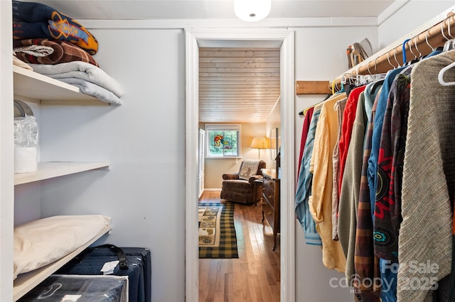 56 Faraway Dr, Cullowhee, NC 28723 - spacious closet with wood finished floors