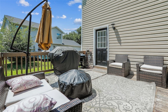 2040 Brantley Creek Dr, Kannapolis, NC 28083 - deck featuring grilling area