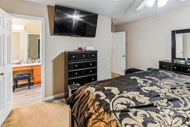 2040 Brantley Creek Dr, Kannapolis, NC 28083 - bedroom featuring light colored carpet and ceiling fan