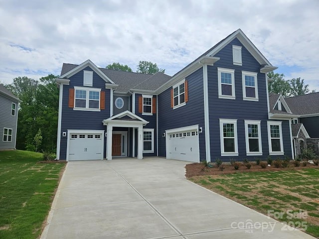 8231 Annsborough Dr NW, Concord, NC 28027 - traditional-style home featuring a garage, concrete driveway, and a front yard