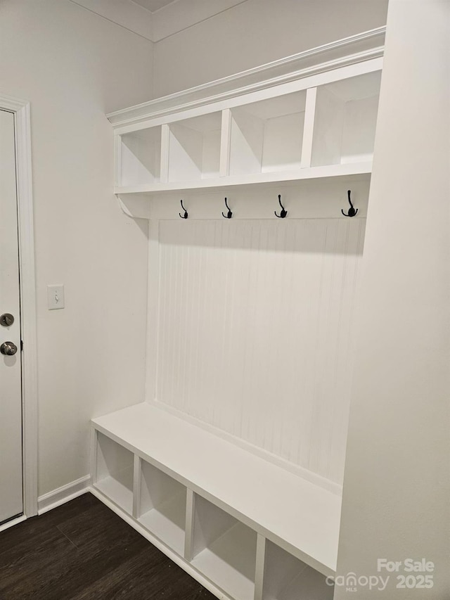 8231 Annsborough Dr NW, Concord, NC 28027 - mudroom featuring dark wood finished floors