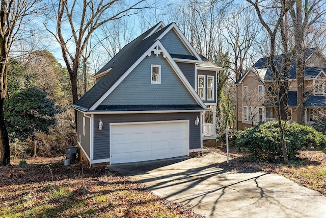 6017 Millbury Ct, Charlotte, NC 28211 - view of front facade featuring driveway and a garage