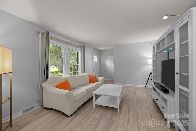 11329 Torino Rd, Matthews, NC 28105 - living area featuring light wood-style floors and baseboards