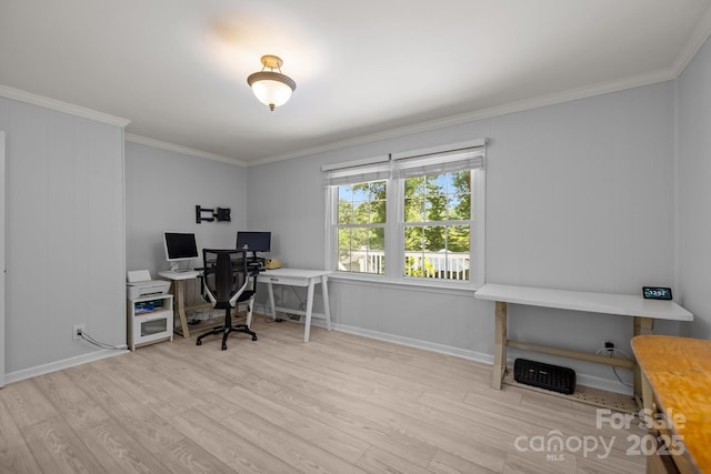 11329 Torino Rd, Matthews, NC 28105 - office featuring wood finished floors and crown molding