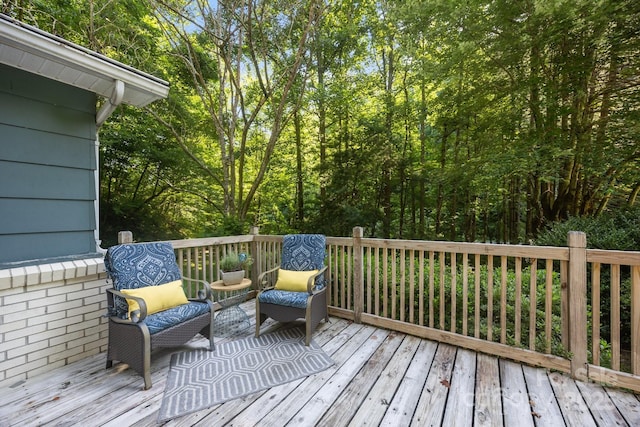 790 Thompson Rd, Saluda, NC 28773 - wooden deck featuring outdoor lounge area