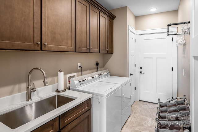 807 Hollybrook Dr, Flat Rock, NC 28731 - laundry area featuring cabinet space, washer and clothes dryer, and recessed lighting