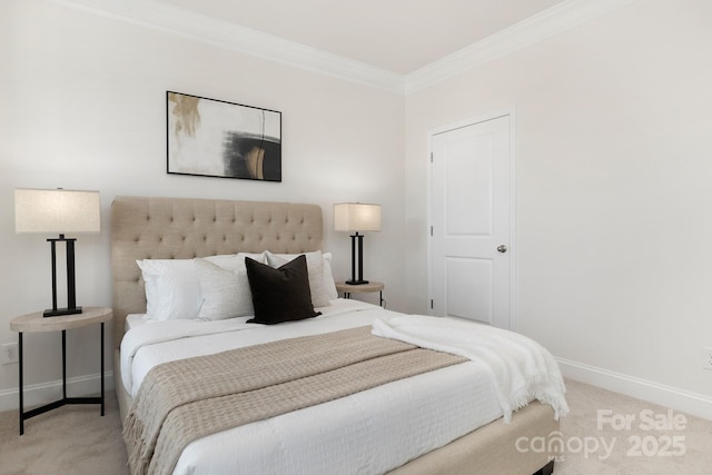 123 S Shayna Rd, Troutman, NC 28166 - carpeted bedroom featuring baseboards and ornamental molding