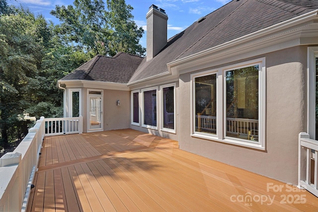 15724 Eagleview Dr, Charlotte, NC 28278 - view of wooden deck