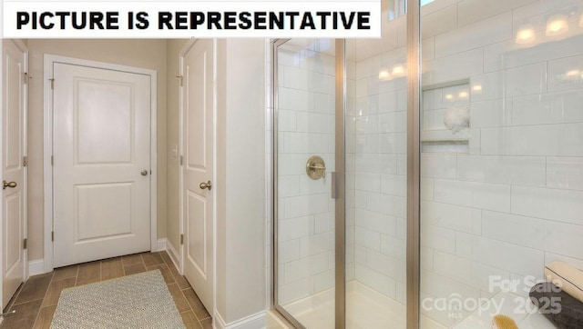 502 York Rd, Troutman, NC 28166 - full bath featuring a stall shower
