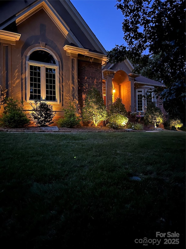 2317 Houston Branch Rd, Charlotte, NC 28270 - view of front facade with a front lawn