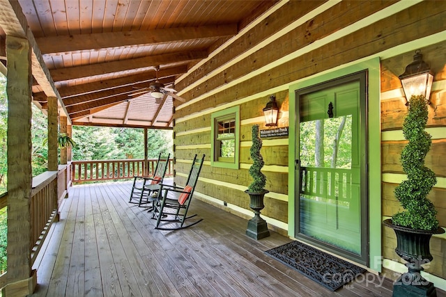 35 Elderberry Dr Unit 805, Old Fort, NC 28762 - view of wooden porch