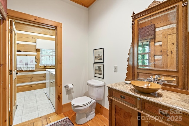 35 Elderberry Dr Unit 805, Old Fort, NC 28762 - bathroom with vanity and wood finished floors