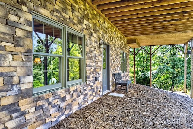 35 Elderberry Dr Unit 805, Old Fort, NC 28762 - view of covered porch