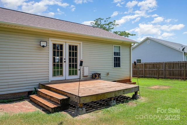 2070 Rocketts Way, Newton, NC 28658 - wooden terrace featuring french doors
