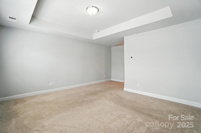 334 Ladybird Ln, Pineville, NC 28134 - unfurnished room featuring a raised ceiling and carpet flooring