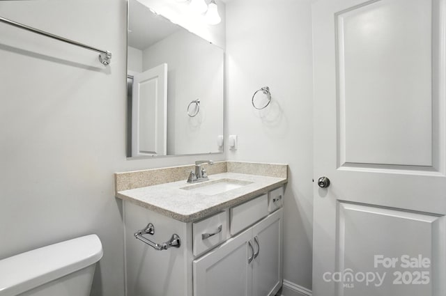 334 Ladybird Ln, Pineville, NC 28134 - bathroom featuring toilet and vanity