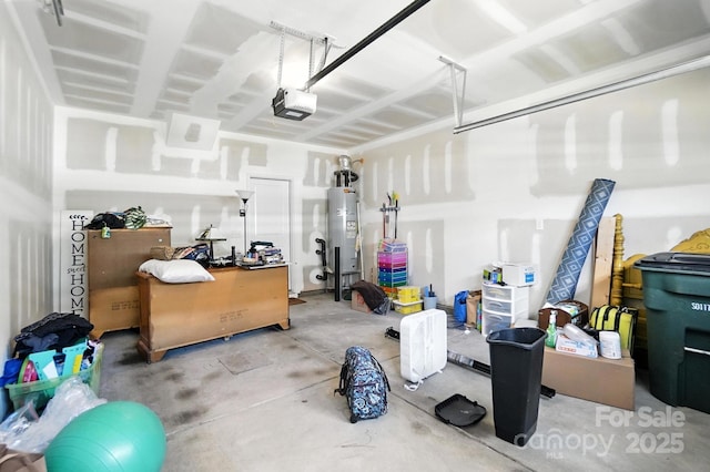334 Ladybird Ln, Pineville, NC 28134 - garage with gas water heater and a garage door opener