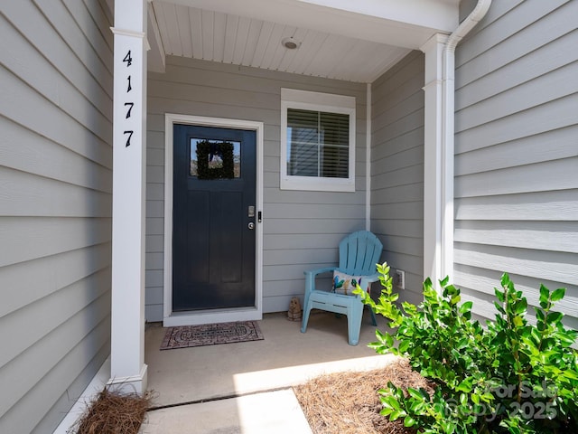 4177 Steel Way, Sherrills Ford, NC 28673 - view of exterior entry featuring a porch