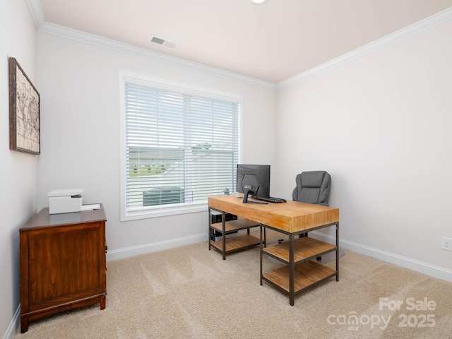 4177 Steel Way, Sherrills Ford, NC 28673 - office space featuring ornamental molding and light carpet