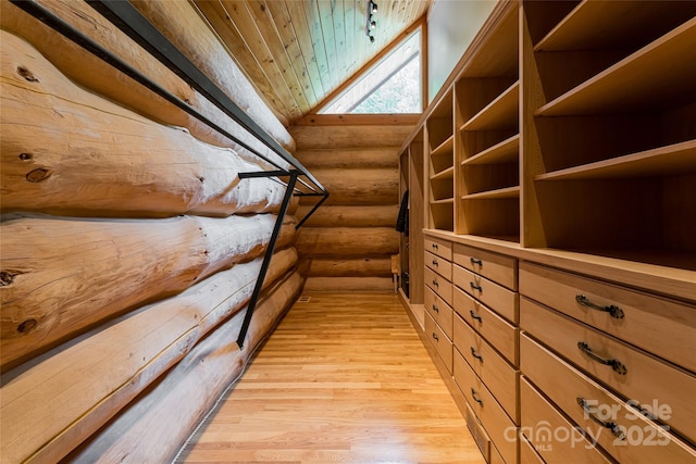 303 Flying Hawk Trl, Waynesville, NC 28786 - spacious closet featuring light wood-type flooring