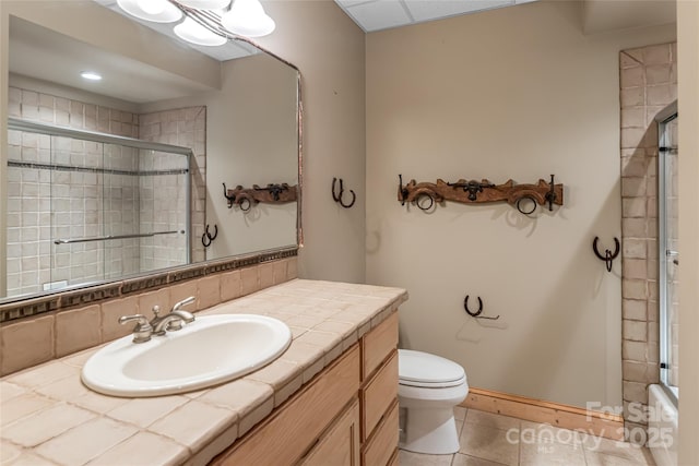 303 Flying Hawk Trl, Waynesville, NC 28786 - full bathroom featuring vanity and tile patterned flooring