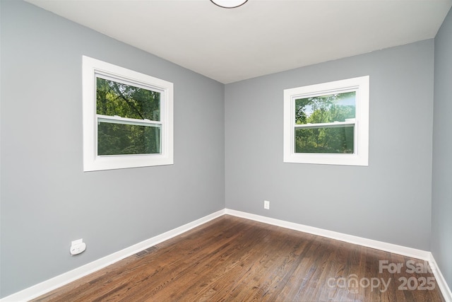 159 Potato House Rd, Lawndale, NC 28090 - spare room with baseboards and dark wood finished floors