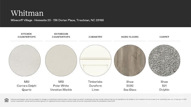 136 Dorian Pl, Troutman, NC 28166 - view of a document