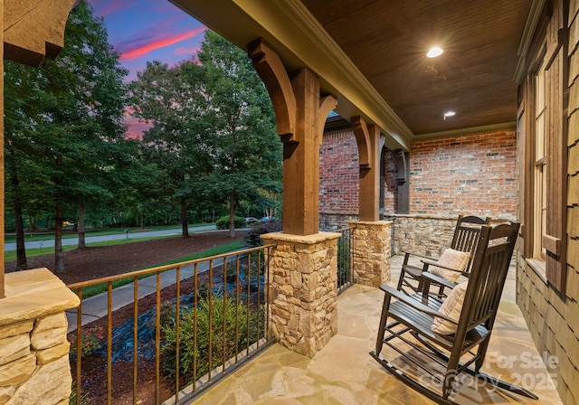 408 Covington Xing, Matthews, NC 28104 - view of covered porch