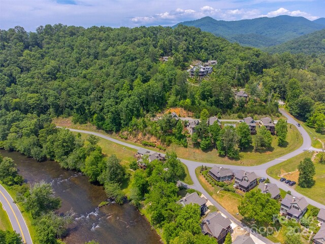 396 River Club Dr, Cullowhee, NC 28723 - view of property location with a heavily wooded area and mountains