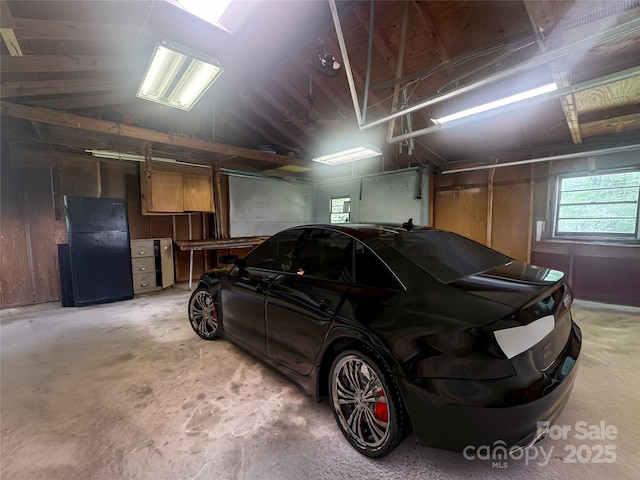 1107 Crestfield Dr, Lancaster, SC 29720 - garage with freestanding refrigerator