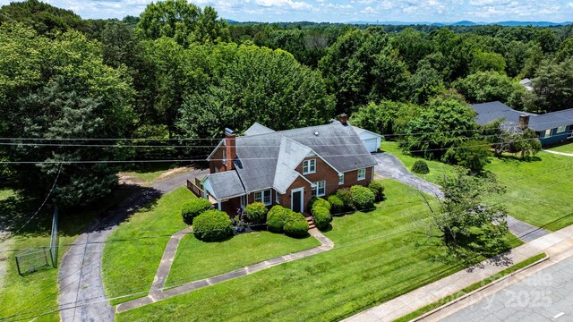 1520 21st Ave NE, Hickory, NC 28601 - view from above of property with a forest