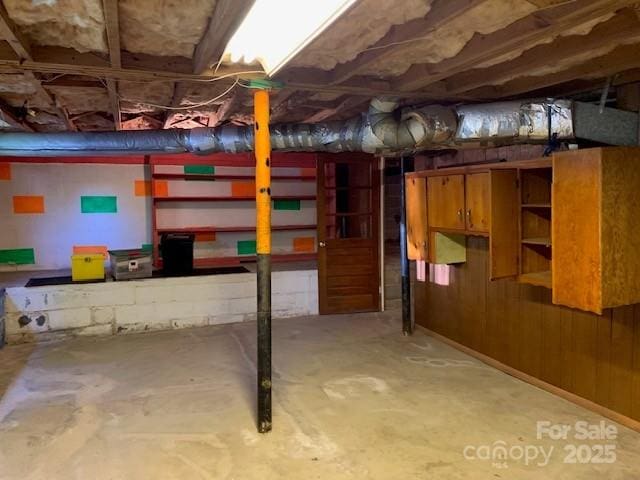 209 8th Ave NW, Hickory, NC 28601 - view of unfinished basement