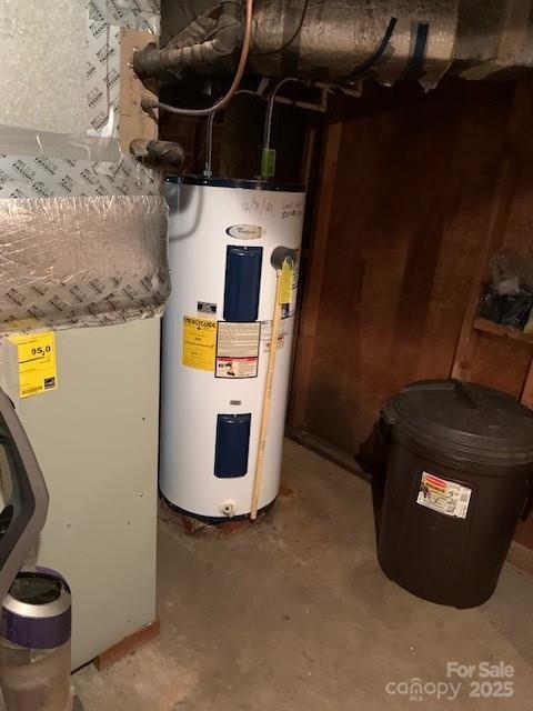 209 8th Ave NW, Hickory, NC 28601 - utility room featuring water heater