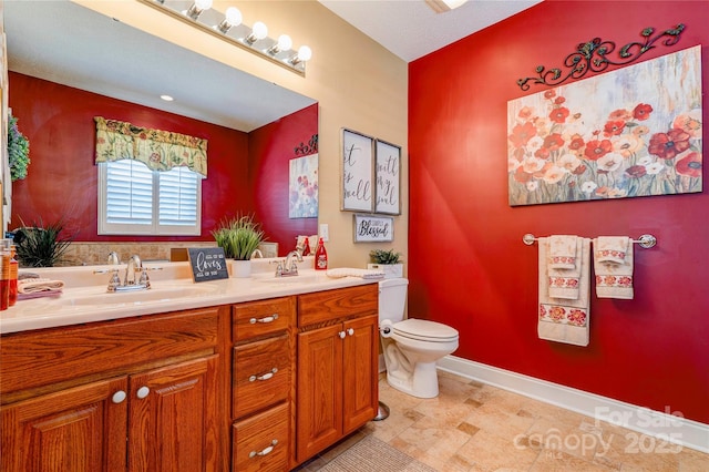 116 Camille Dr, Shelby, NC 28150 - full bathroom featuring double vanity and toilet